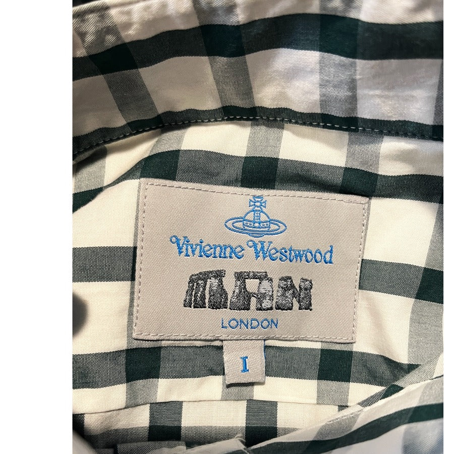 Vivienne Westwood Man Orb Plaid Shirt
