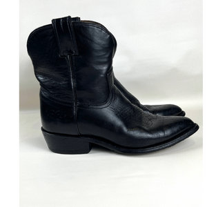 Frye Black Western Flat Boots