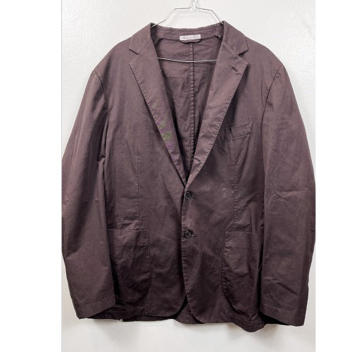 Belvest Unfinished Tailored Brown Khaki Jacket