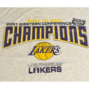 2001 Lakers Kobe Bryant Championships T-shirt