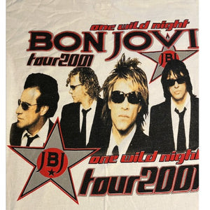 2001 Bon Jovi One WIld Night Tour T-shirt