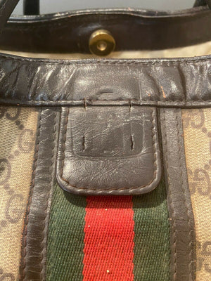 Gucci 1960s Web Box Frame Bag