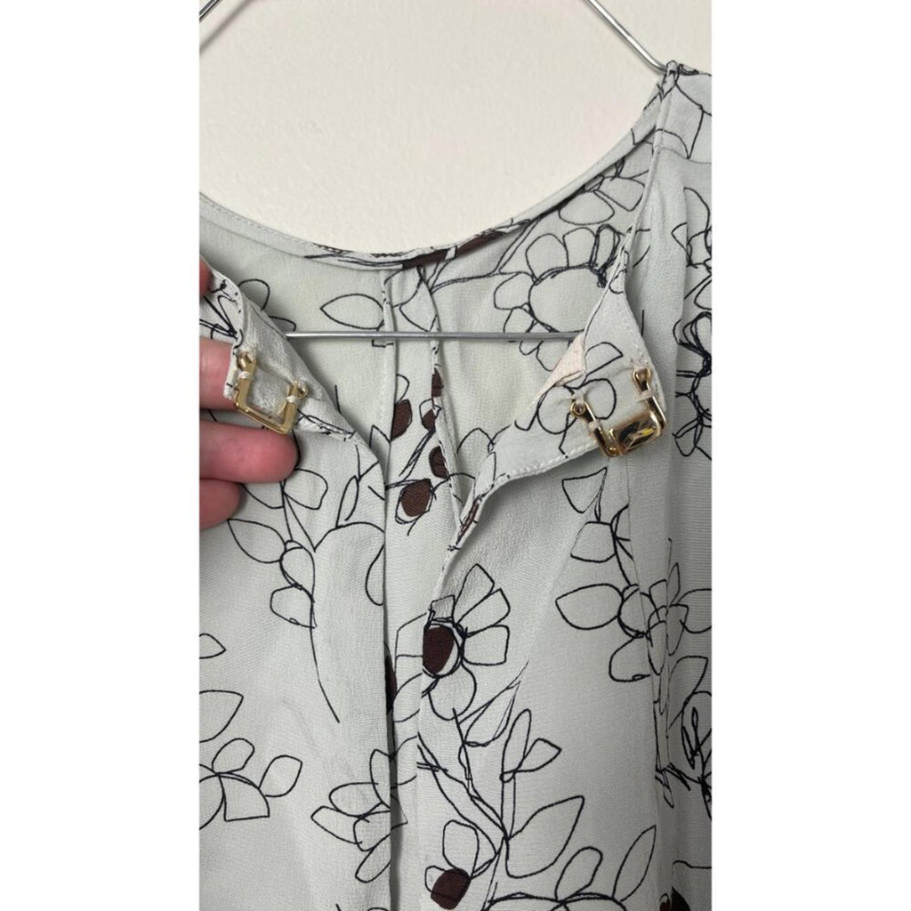 MARNI COLLECTION SILK FLORAL BLOUSE SMALL