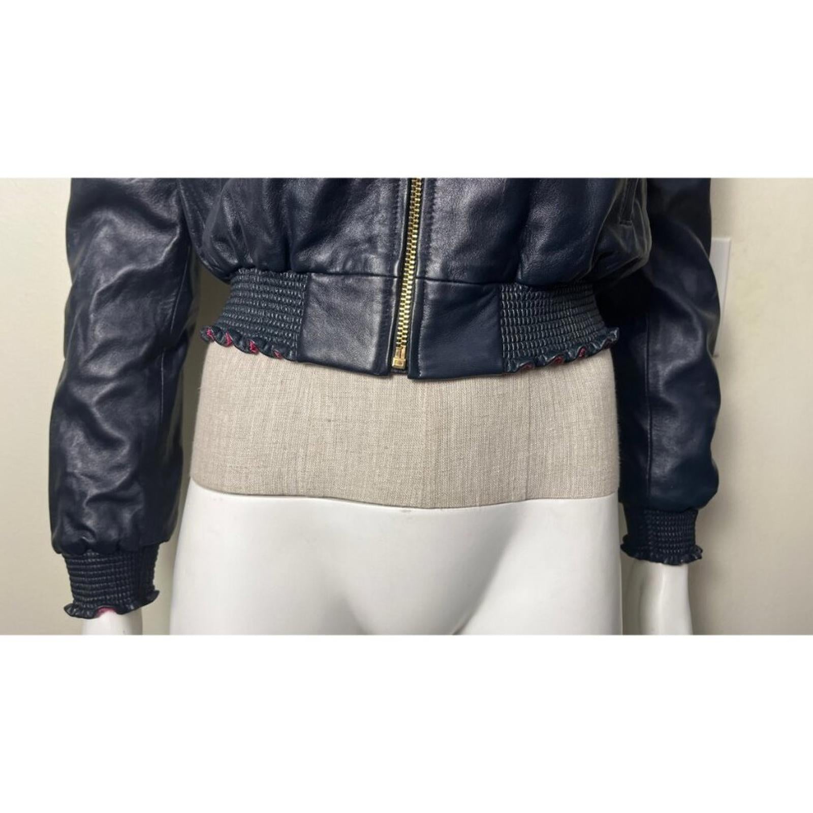 JUICY COUTURE Lambskin Leather Jacket