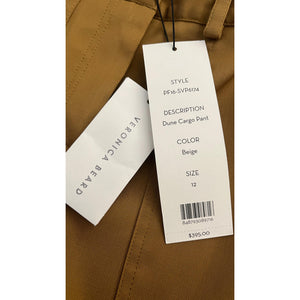 Veronica Beard Dune CARGO PANT size 12 CARAMEL