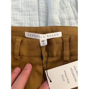 Veronica Beard Dune CARGO PANT size 12 CARAMEL