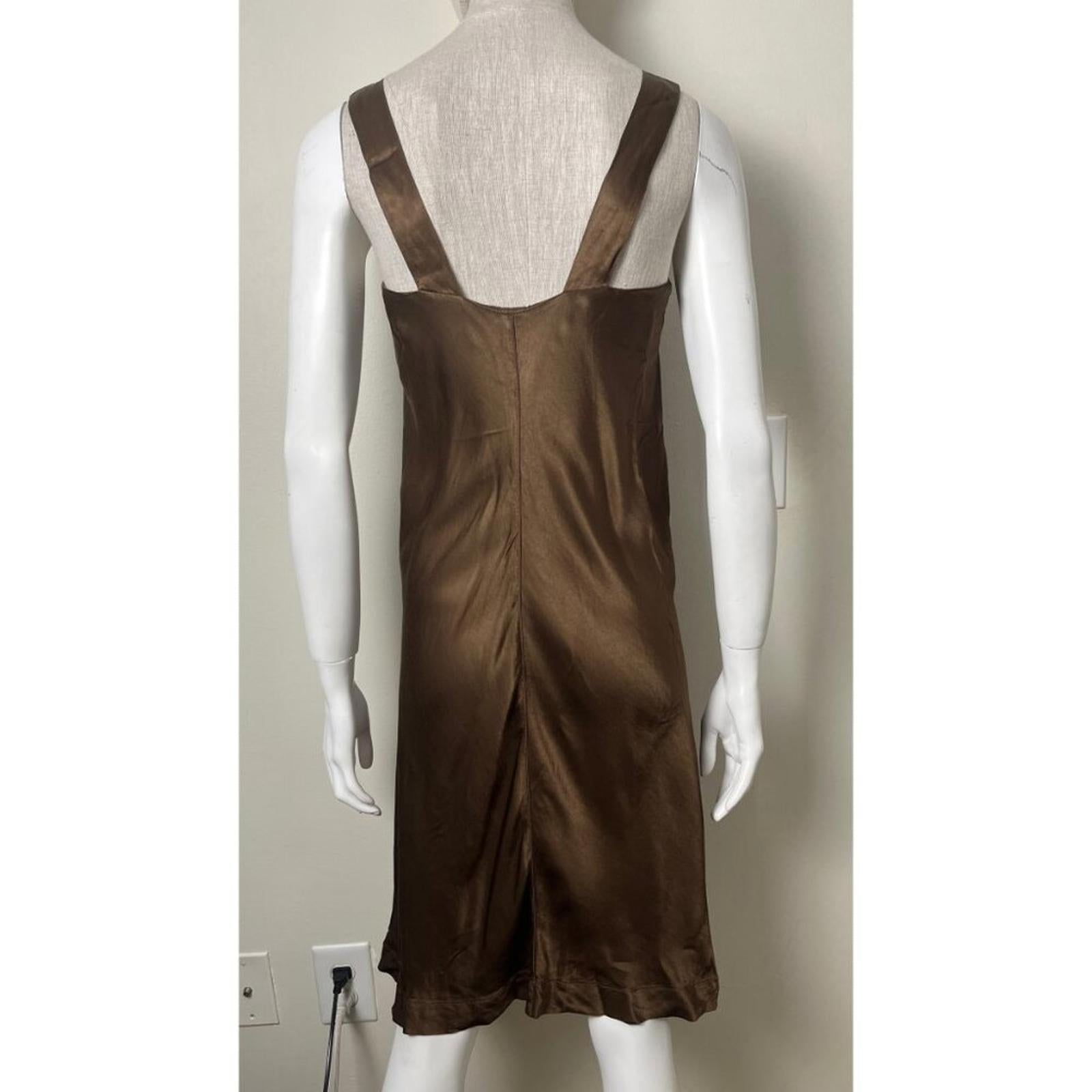 RAQUEL ALLEGRA SILK SLIP DRESS 6