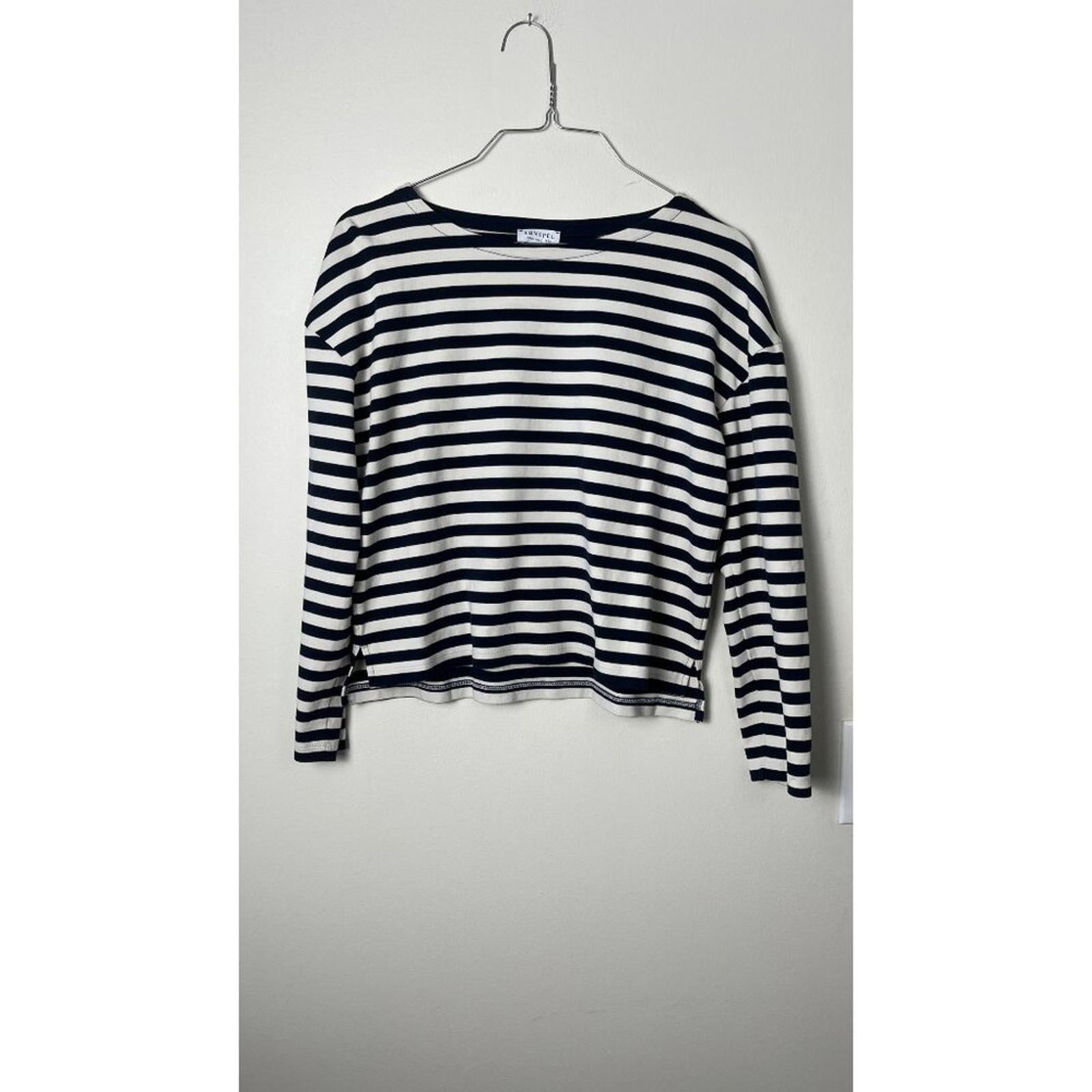 SUNSPEL Cropped Boyfriend Blouse