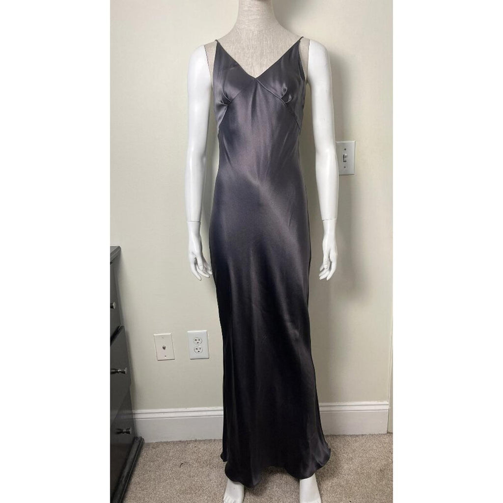 MARIA GRACHVOGAL Metallic Slip Dress