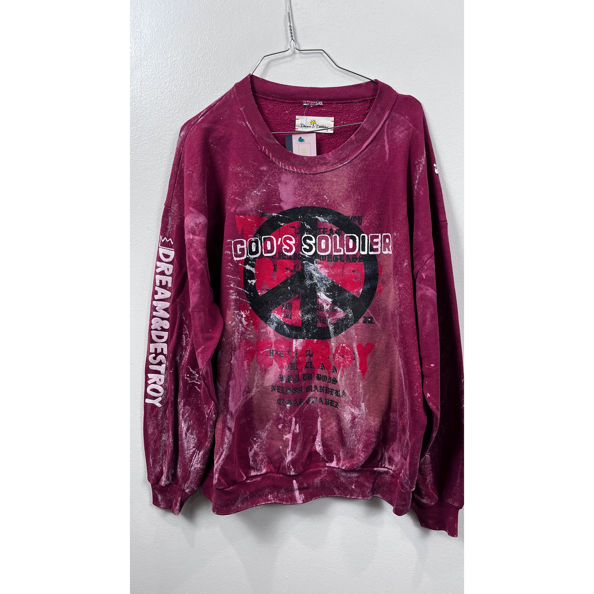 DREAM AND DESTROY Peace God's Children Crewneck