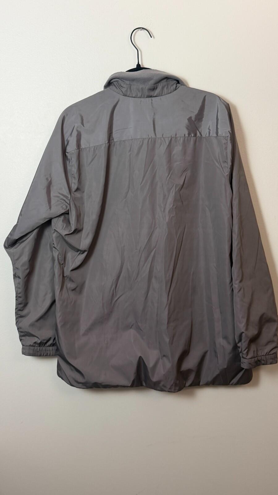 VINTAGE JIL SANDER METALLIC GRAY ZIP  SPORT JACKET 40