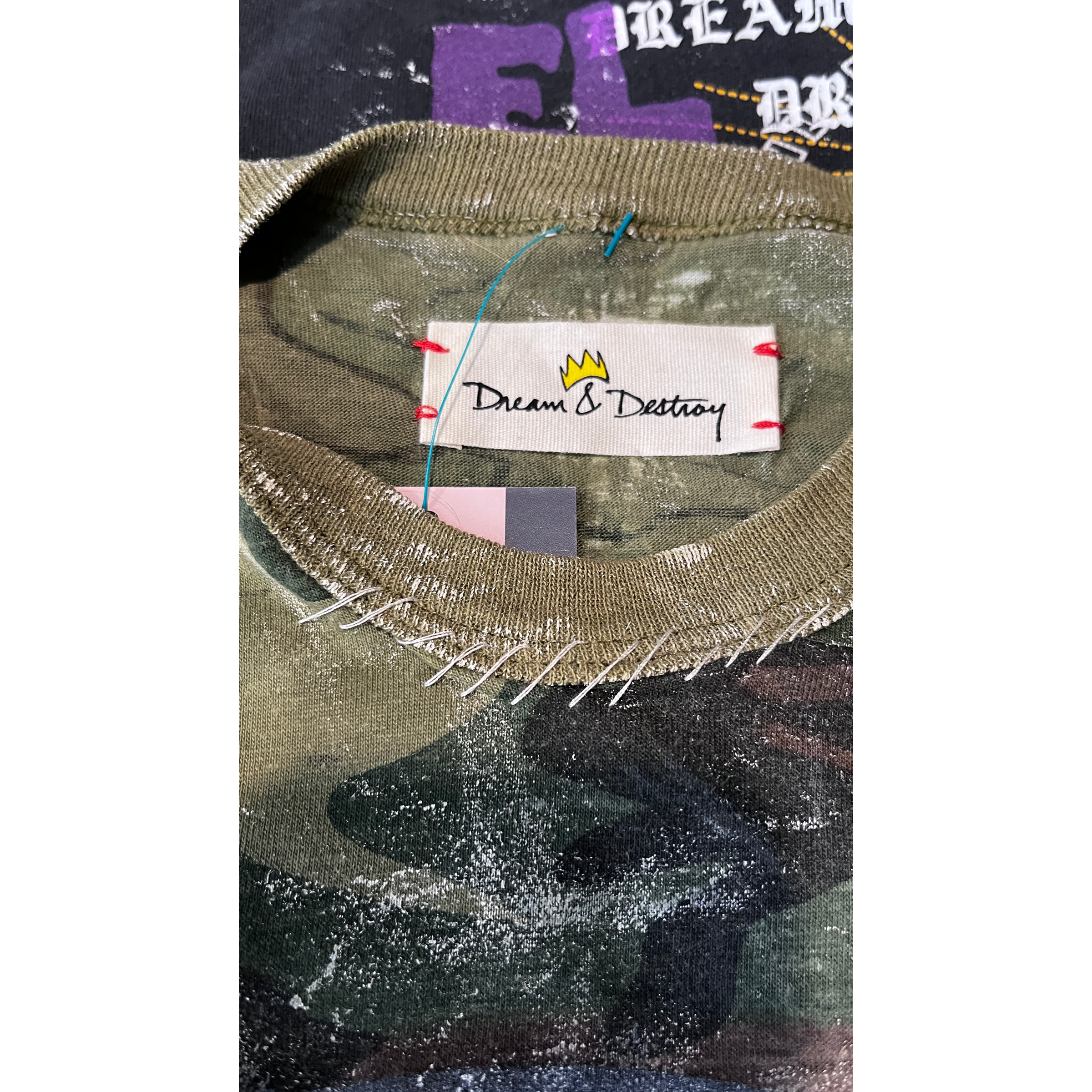 DREAM AND DESTROY Camo God's Soldier T-Shirt