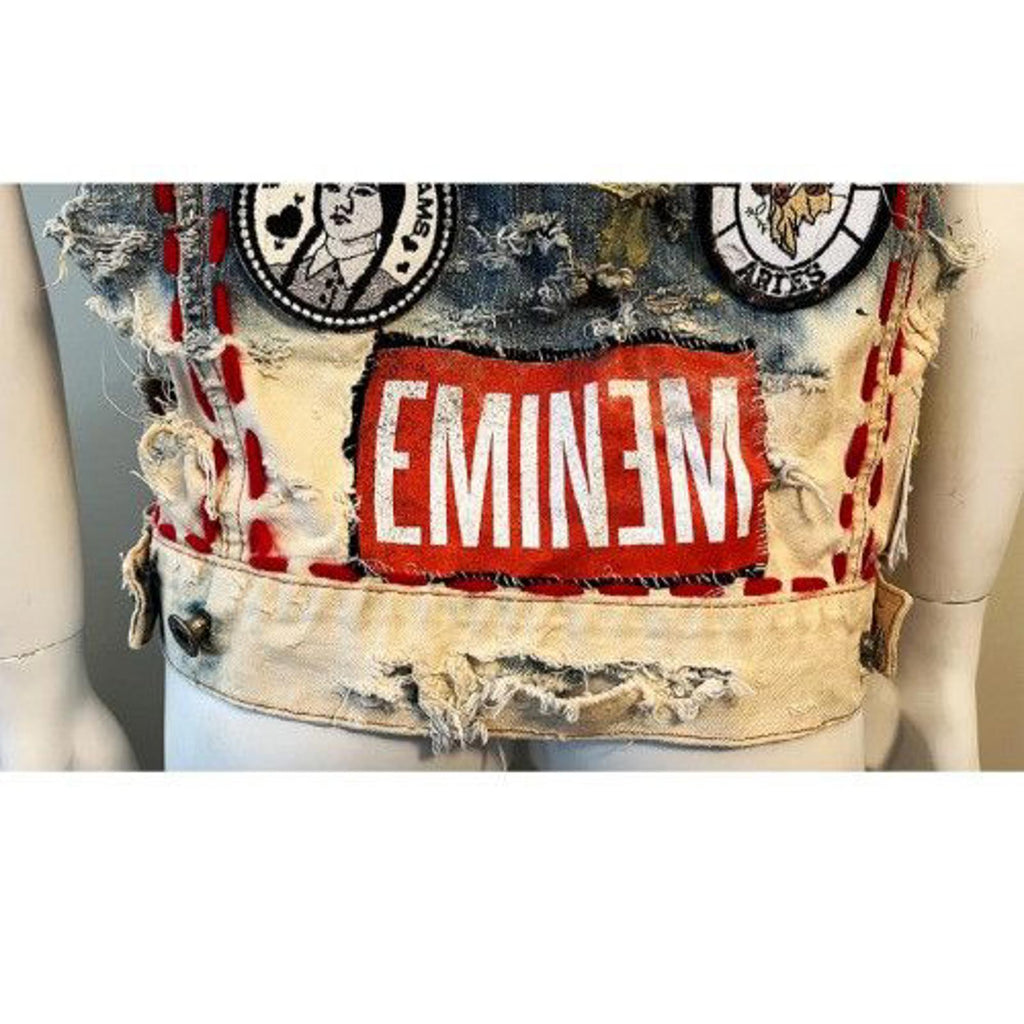 DREAM & DESTROY '“DESTRUCT” Destroyed Denim Vest