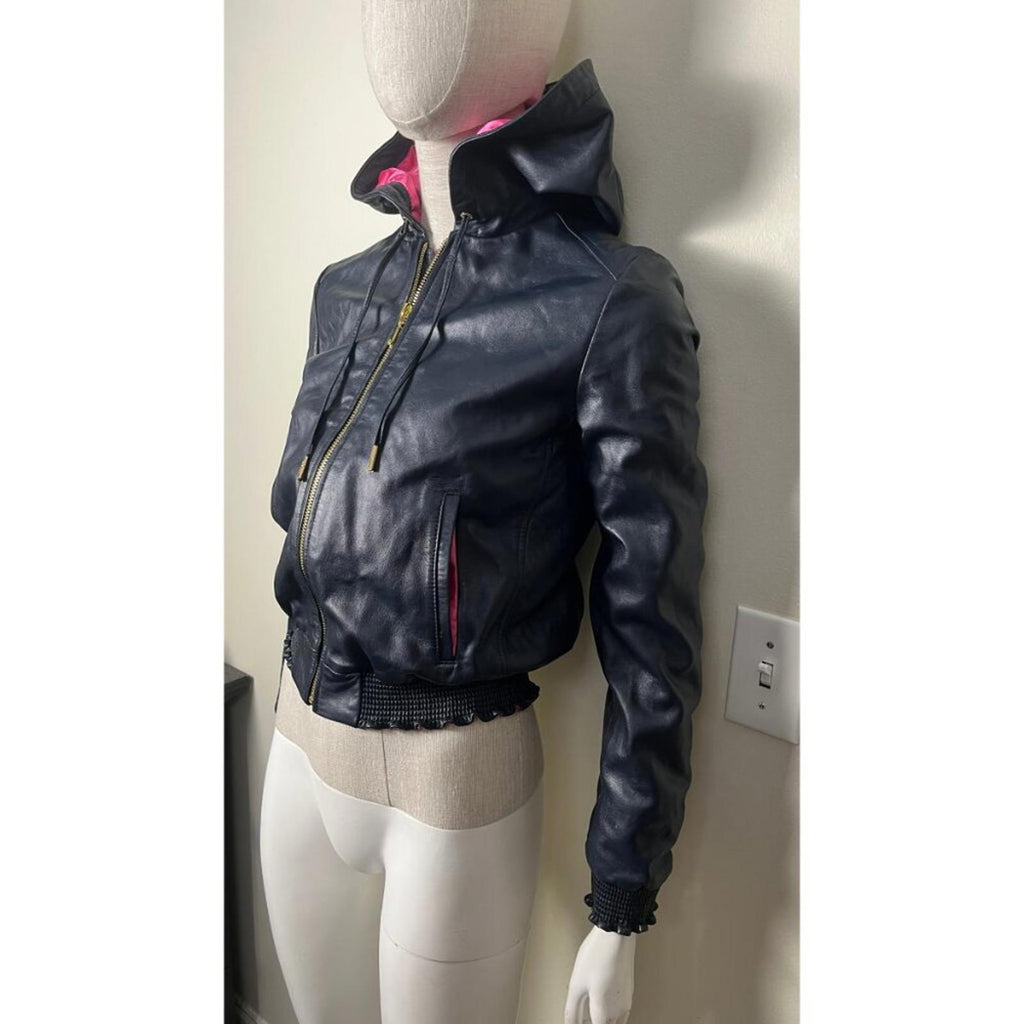 JUICY COUTURE Lambskin Leather Jacket