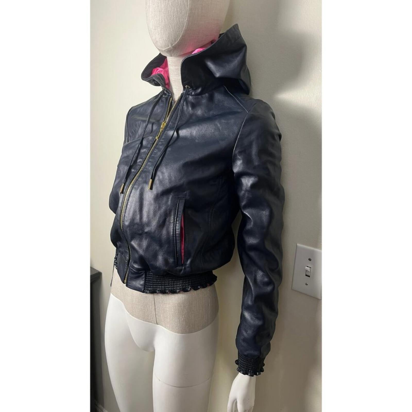 JUICY COUTURE Lambskin Leather Jacket