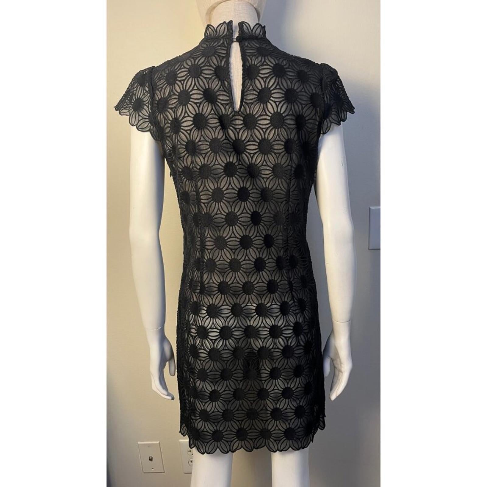 MILLY GUIPURE Lace Sheath Dress
