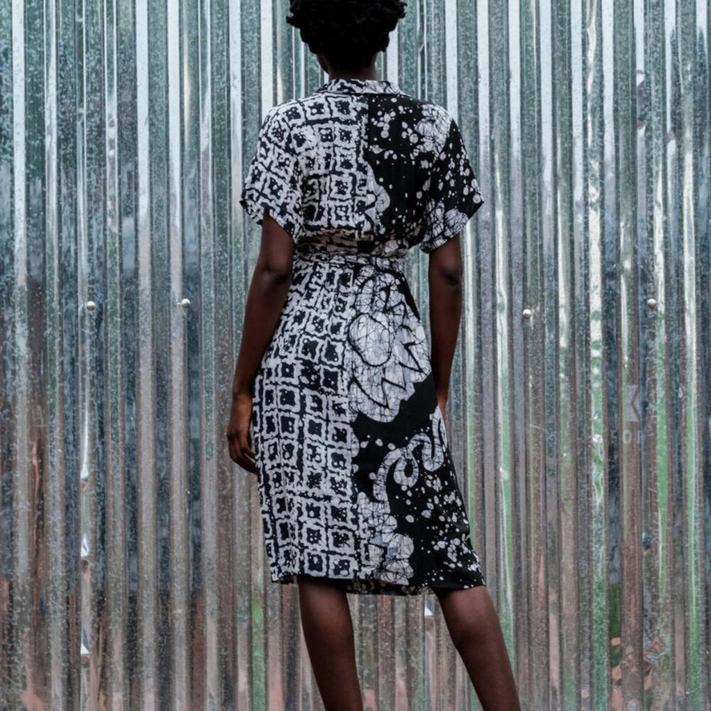 OSEI DURO Sampa Hand Dyed Custom Dress