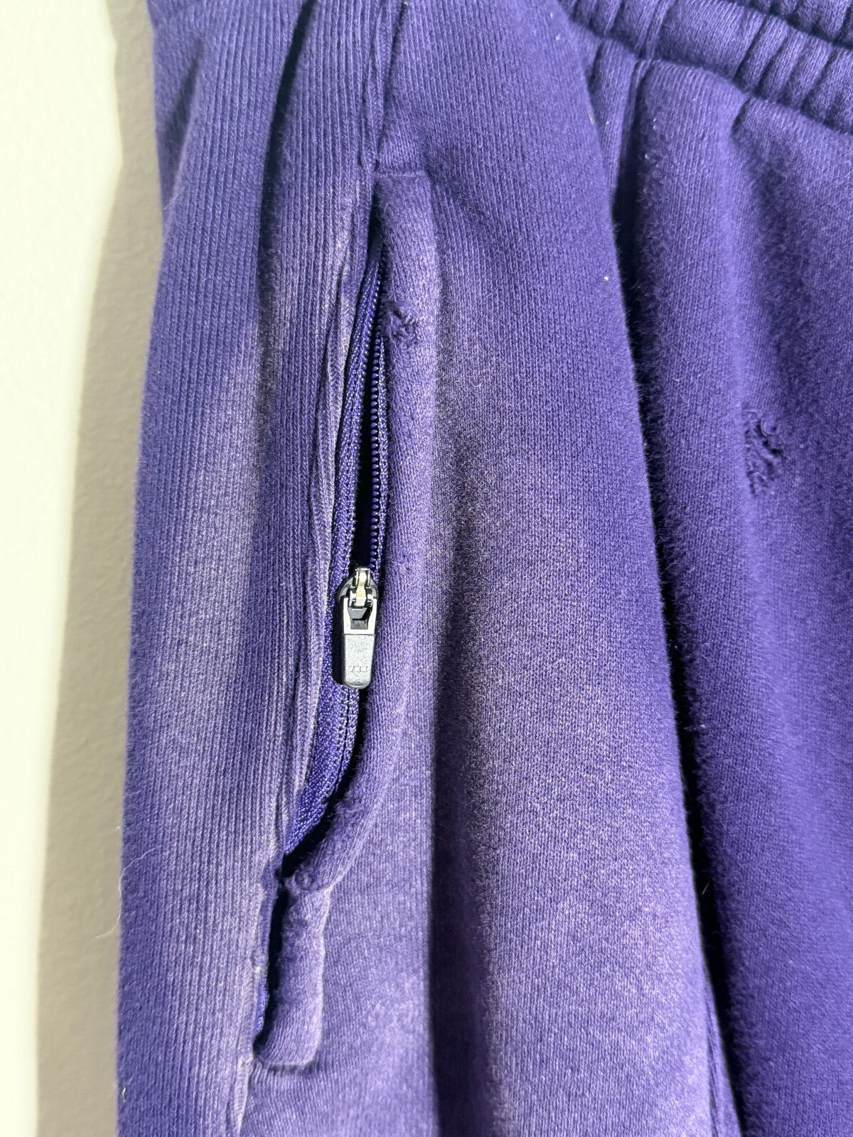 Needles Deconstructed H.D. Sweatpants Cotton French Terry Purple L NEPENTHES