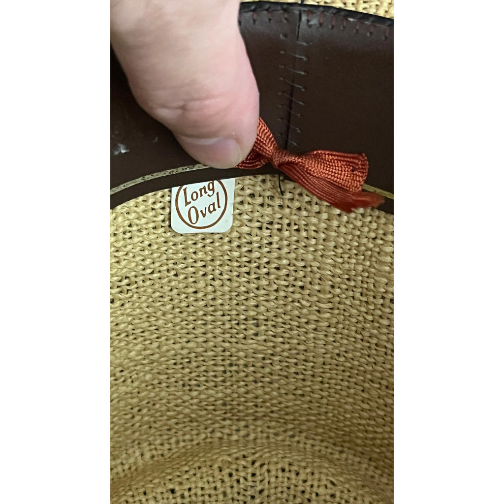 Vintage 1979  Resistol Stagecoach Straw Cowboy Hat 7 1/4