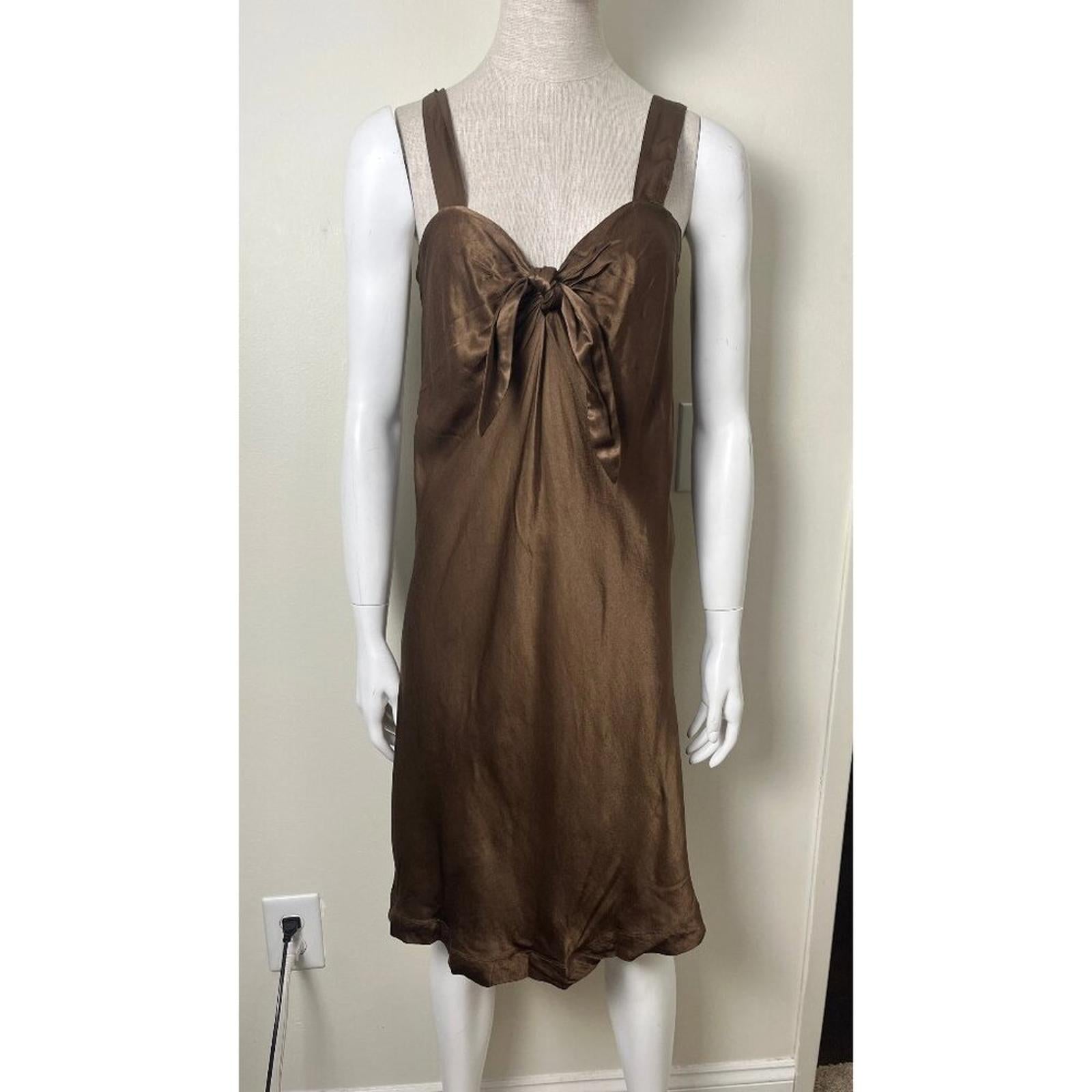 RAQUEL ALLEGRA SILK SLIP DRESS 6
