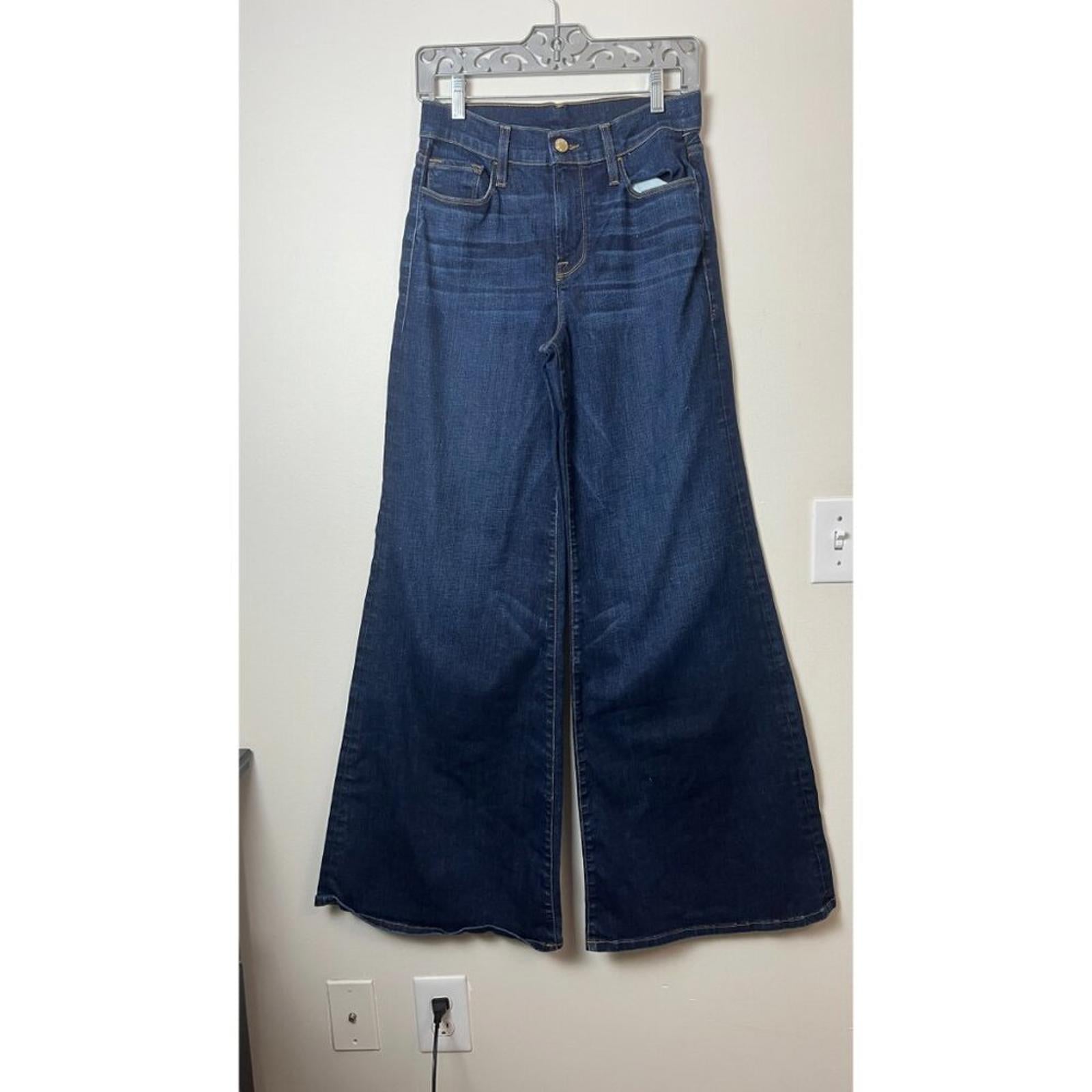 FRAME MERIBEL Wide Leg Flare Jeans