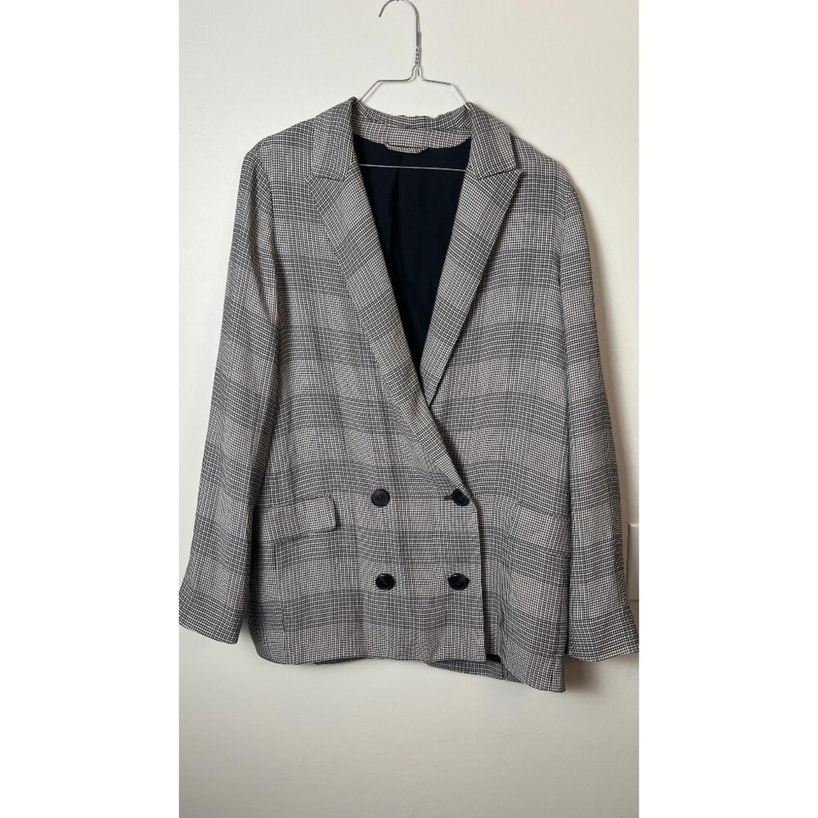 ALL SAINTS Double Breasted Oversized Fit Jacket