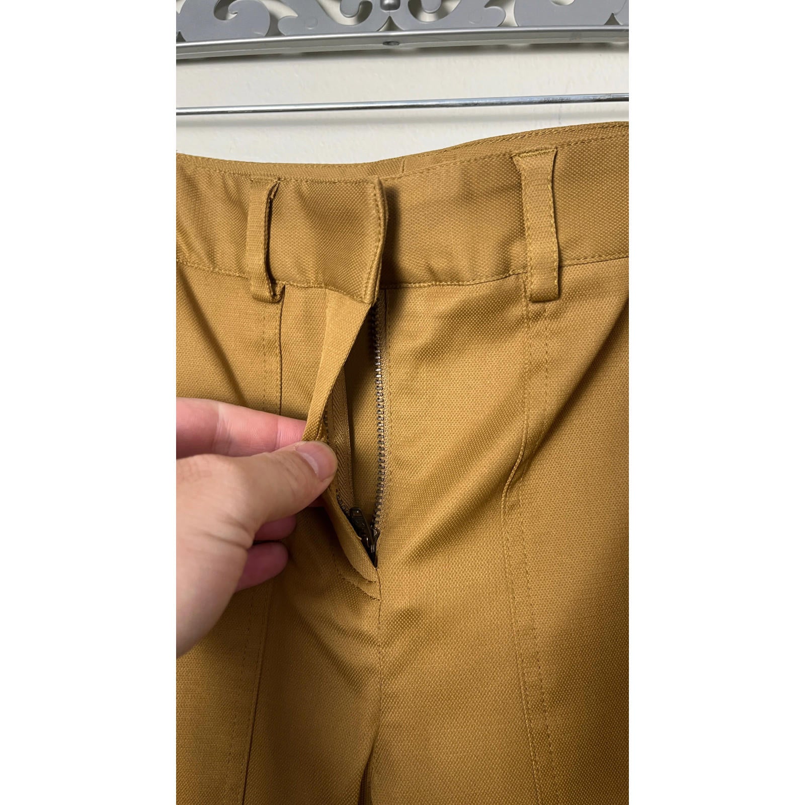 Veronica Beard Dune CARGO PANT size 12 CARAMEL