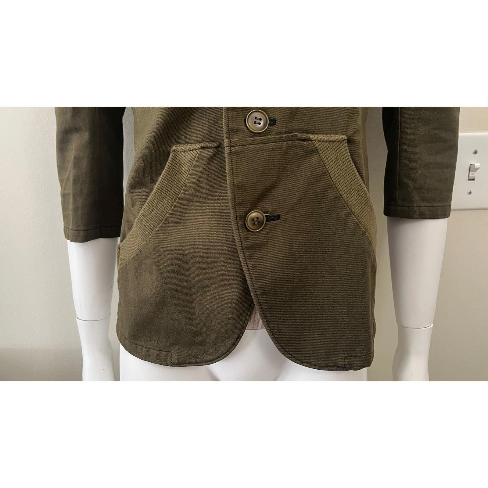 Y'S YOHJI YAMAMOTO Green Army Jacket