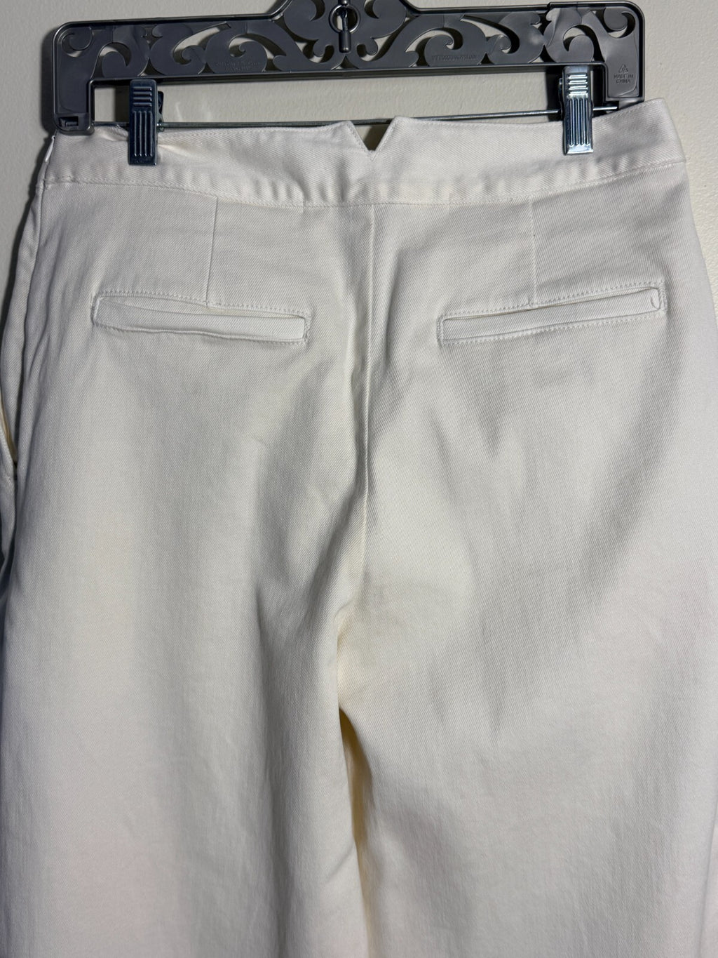 ENZA COSTA WIDE LEG SAILOR PLEATS COTTON TWILL DENIM PANTS 6