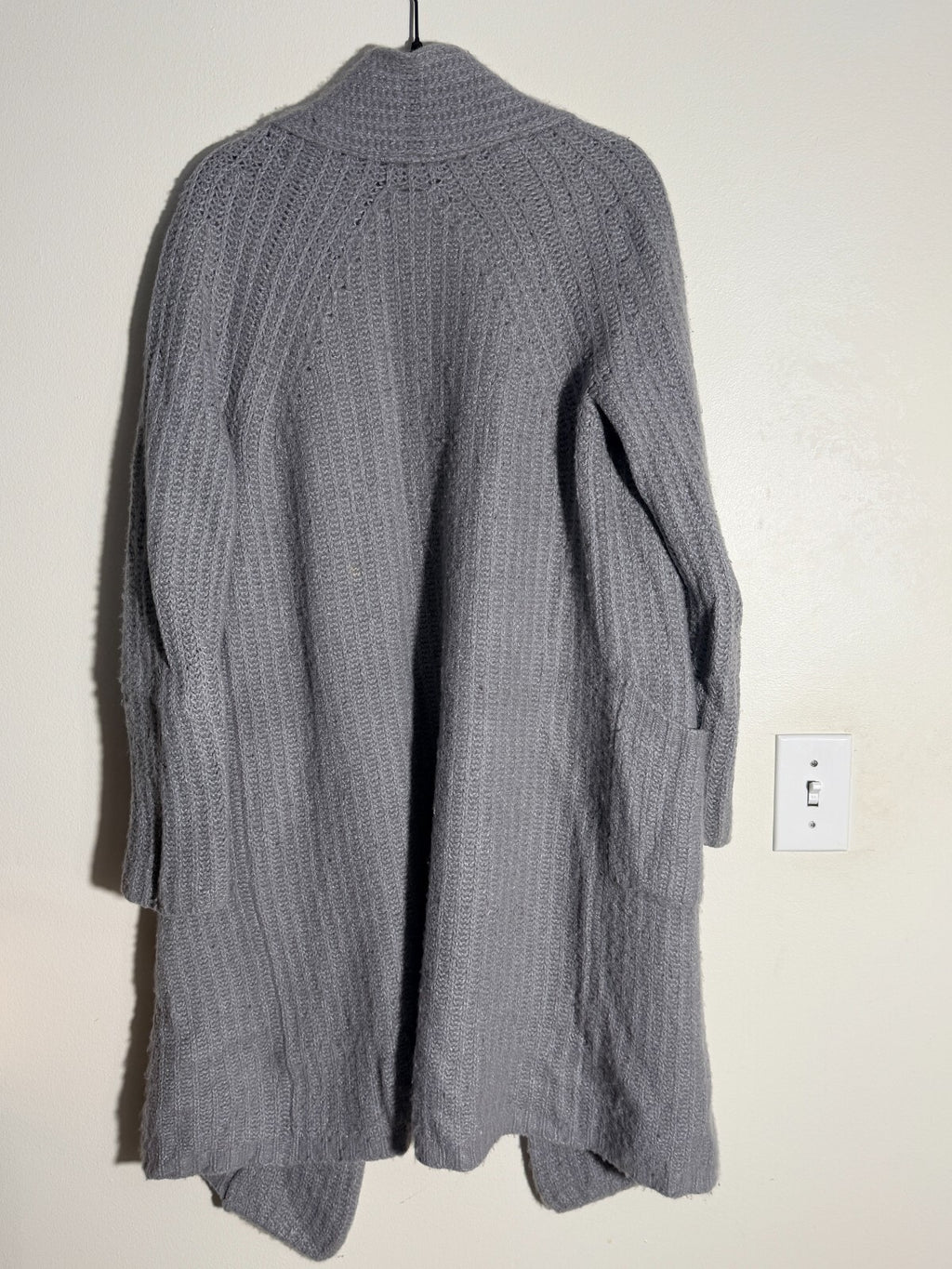 GABRIELA HEARST GUNNERSBURY CASHMERE MIDI CARDIGAN SWEATER S