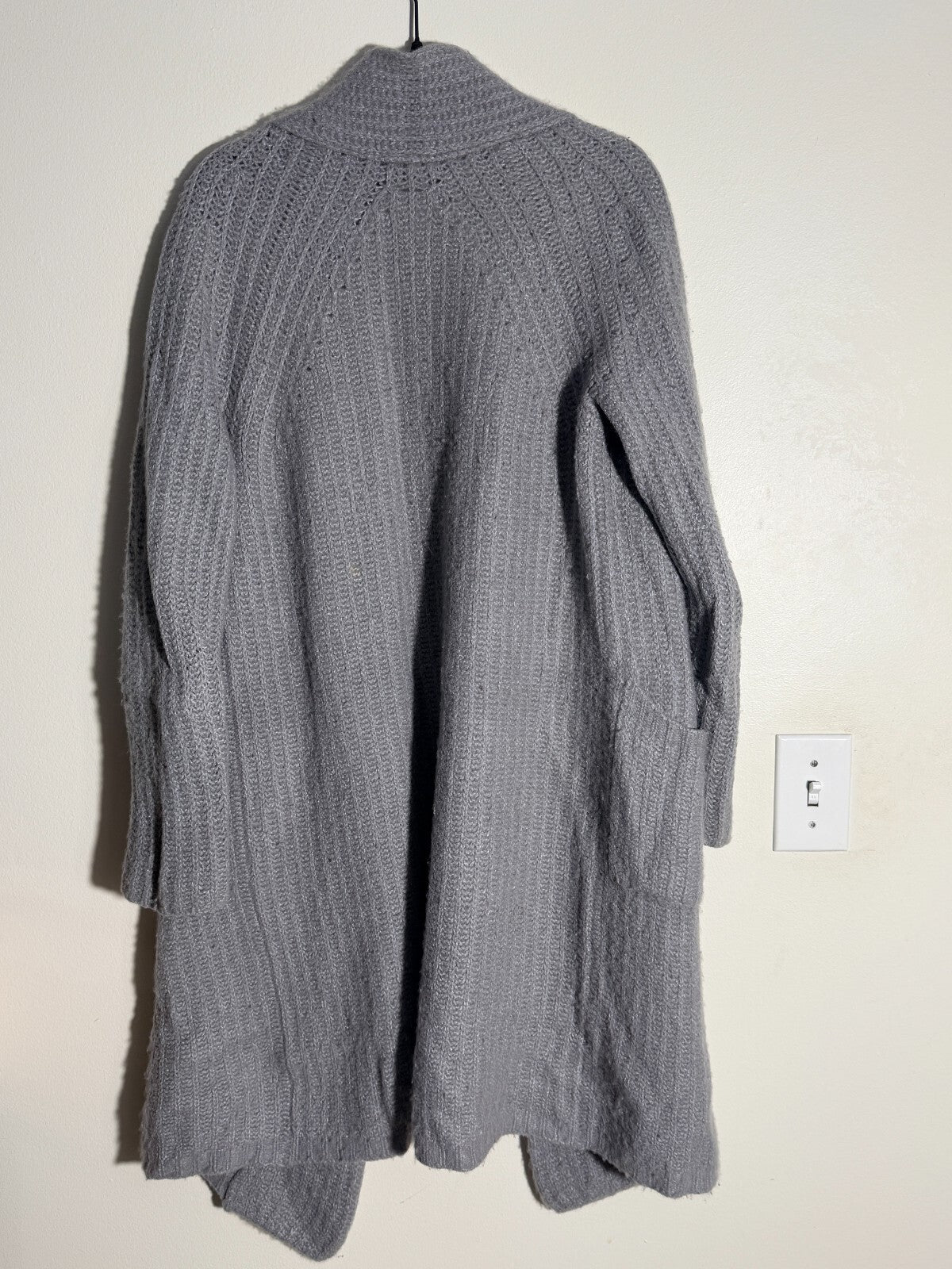 GABRIELA HEARST GUNNERSBURY CASHMERE MIDI CARDIGAN SWEATER S