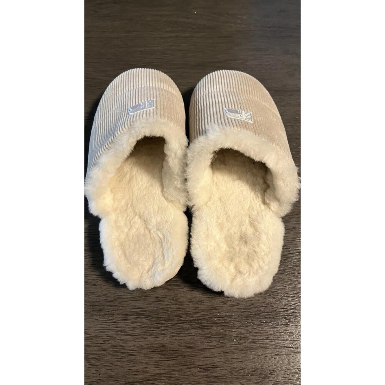 KITH X RUSSELL ATHELETIC Corduroy Sherpa Slides
