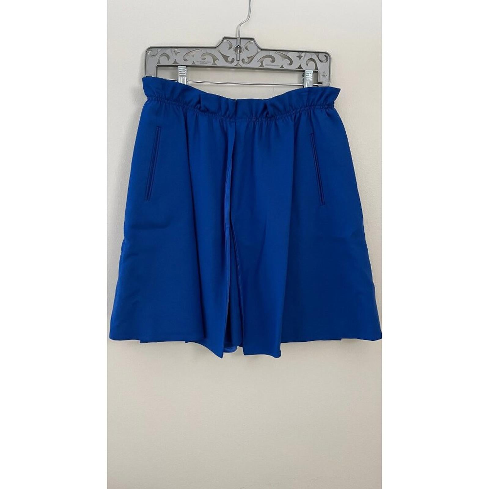 GIORGIO ARMANI BLUE LAYERED SKIRT M