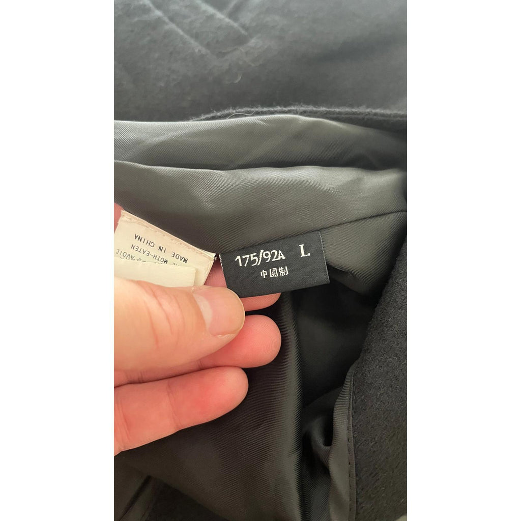 CROQUIS Black Boiled Wool Blazer