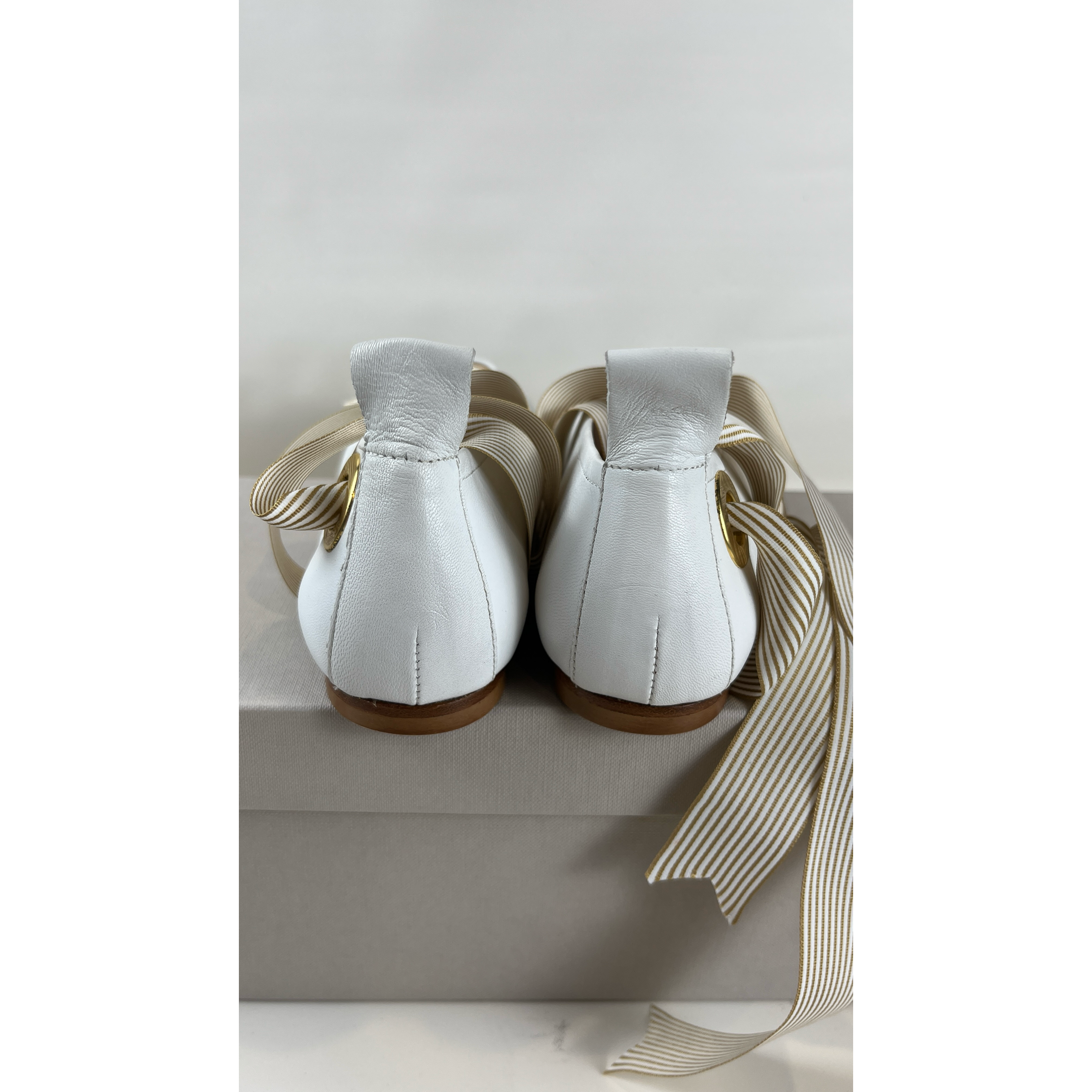 Fabio Rusconi Kid Leather Ballerina Flats