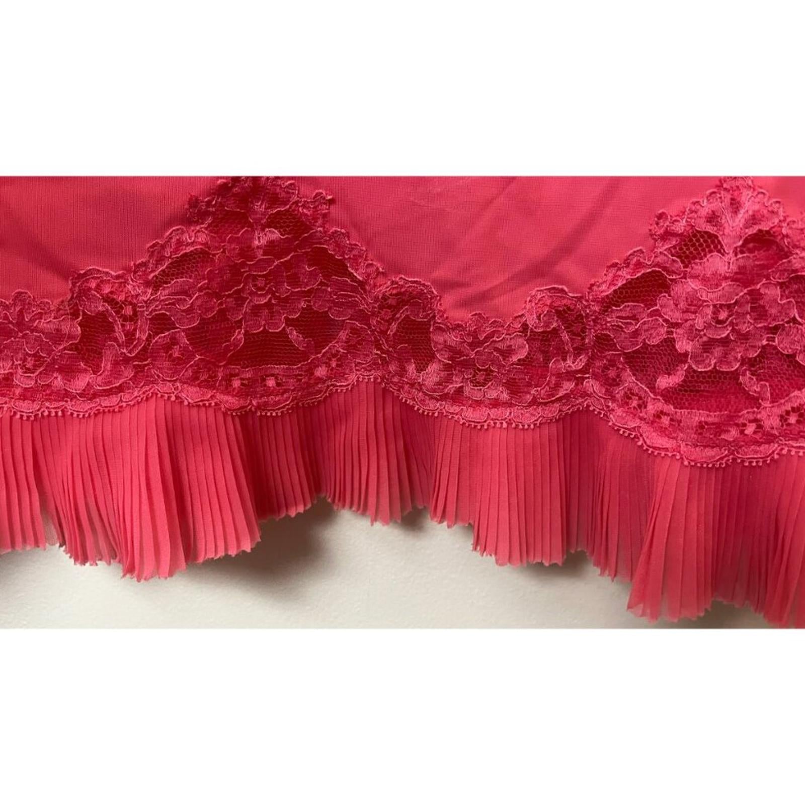 VANITY FAIR Pleated Slip Dress