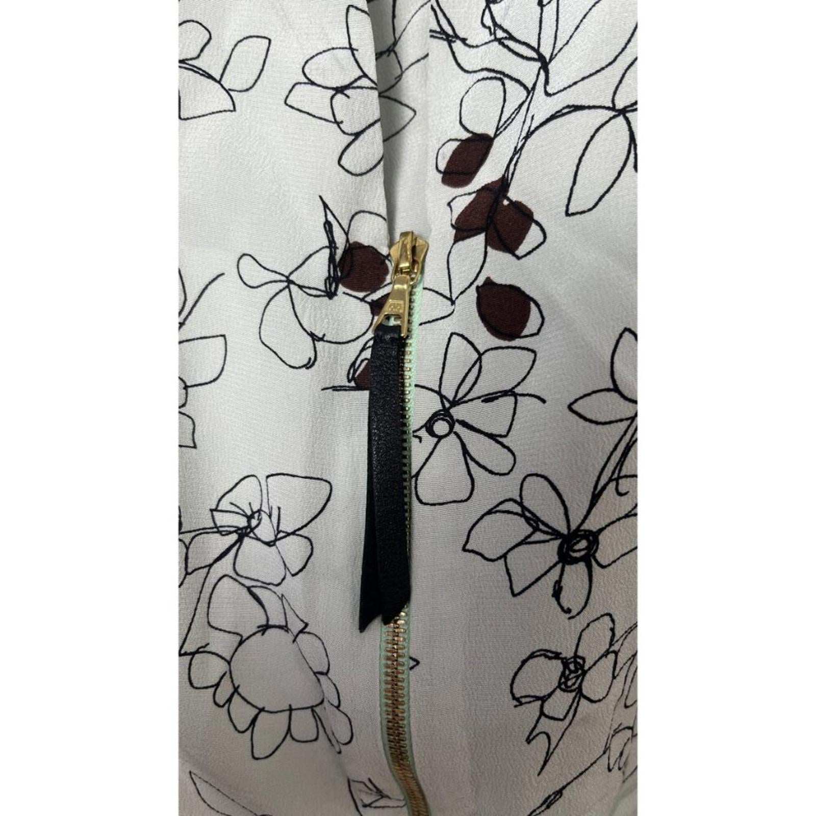 MARNI COLLECTION SILK FLORAL BLOUSE SMALL