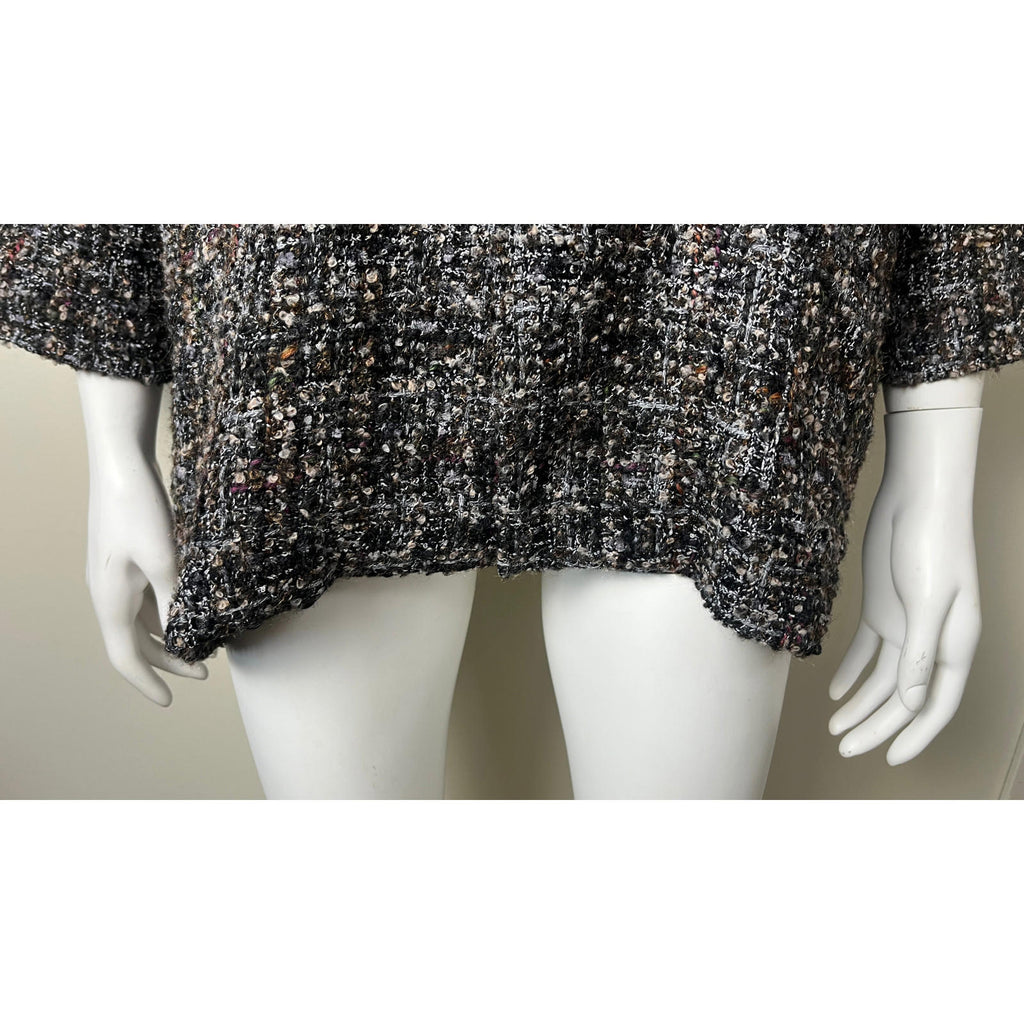 Eskandar O/S LUX Oversized Rich Tweed Boucle Coat Jacket 0