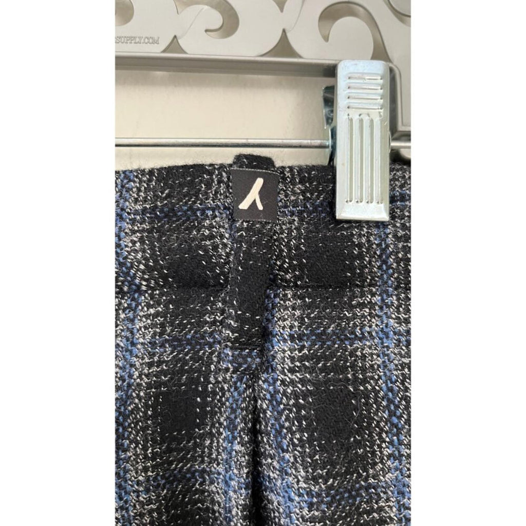 MYTHS PLAID DEGRADE WOOL DRESS PANTS 31