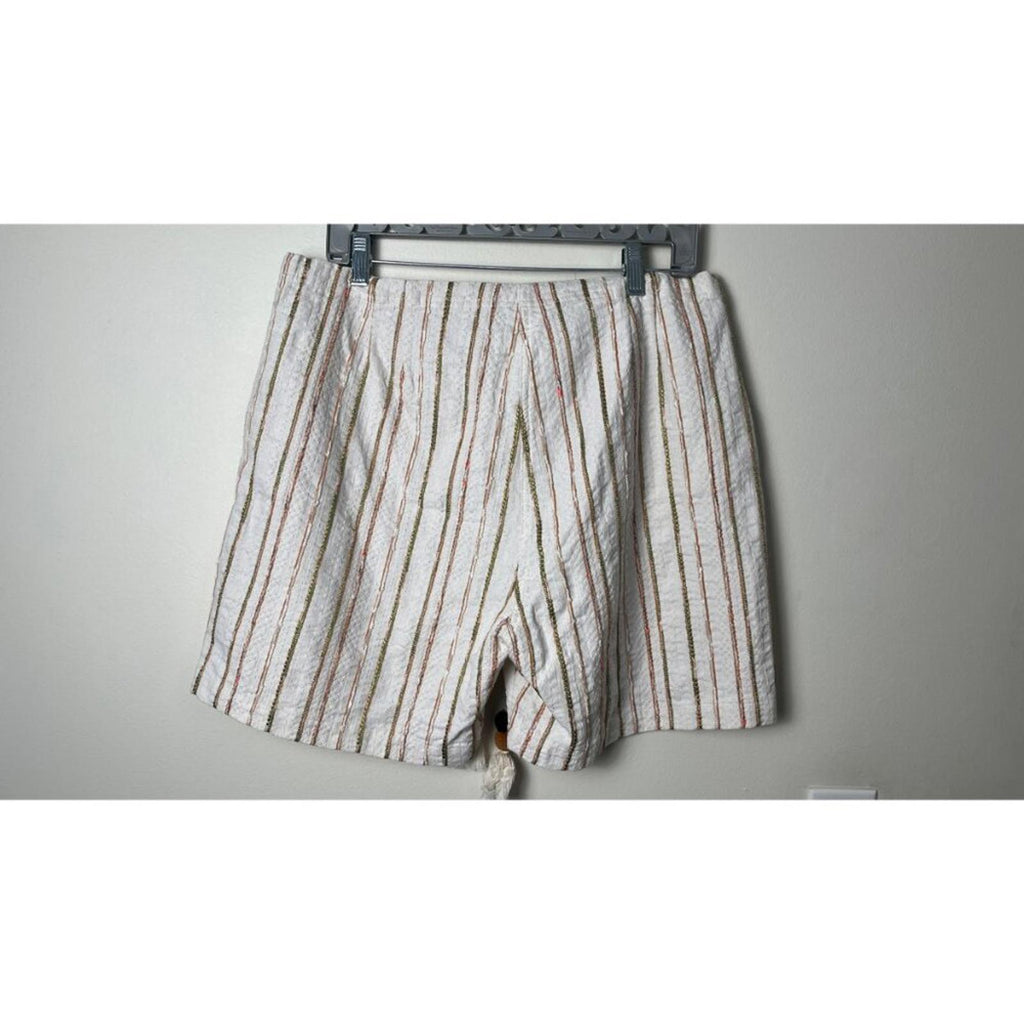 JOHNNY WAS Textured Drawstring Shorts
