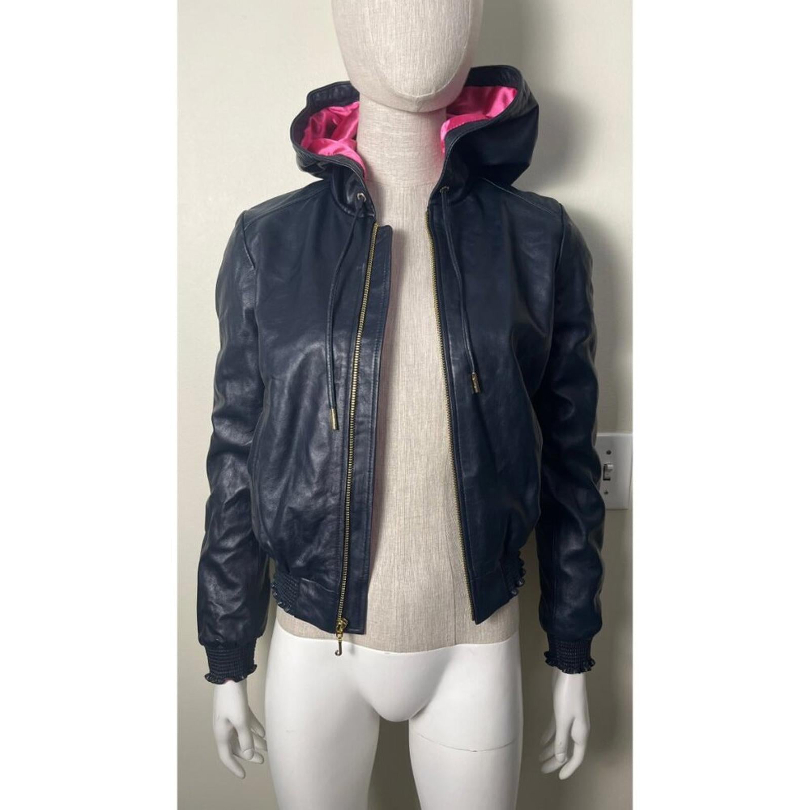 JUICY COUTURE Lambskin Leather Jacket