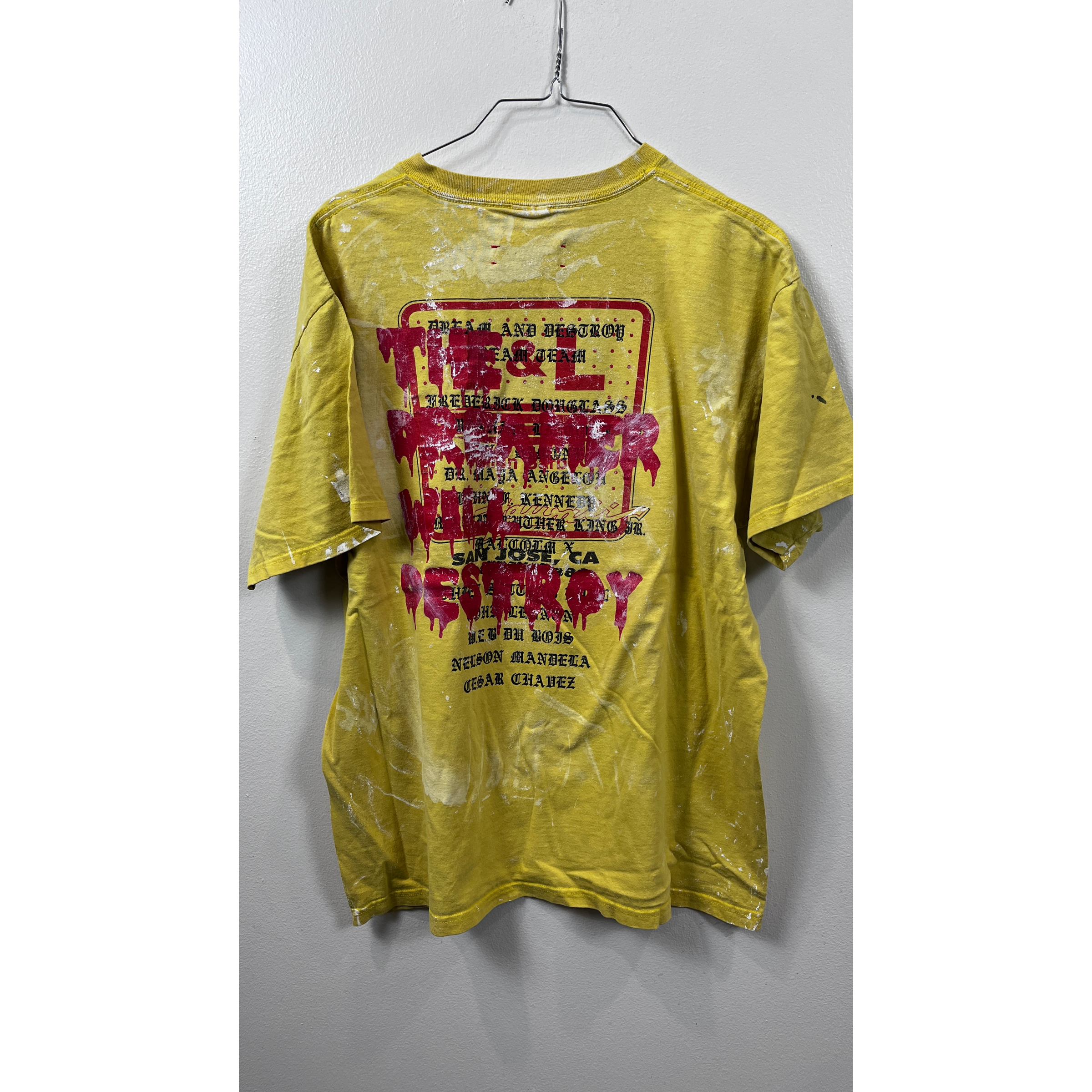 DREAM AND DESTROY Yellow Icons T-Shirt