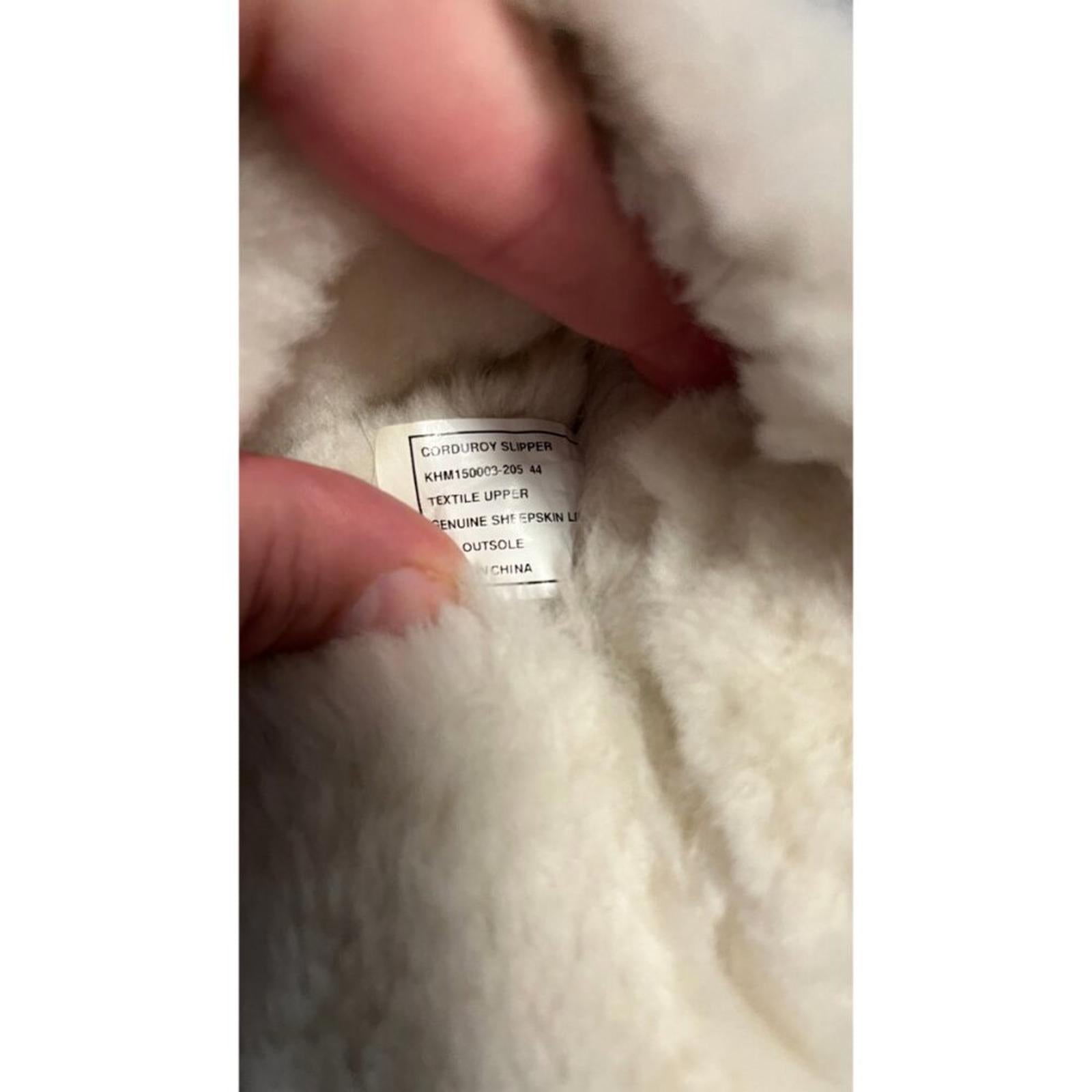 KITH X RUSSELL ATHELETIC Corduroy Sherpa Slides