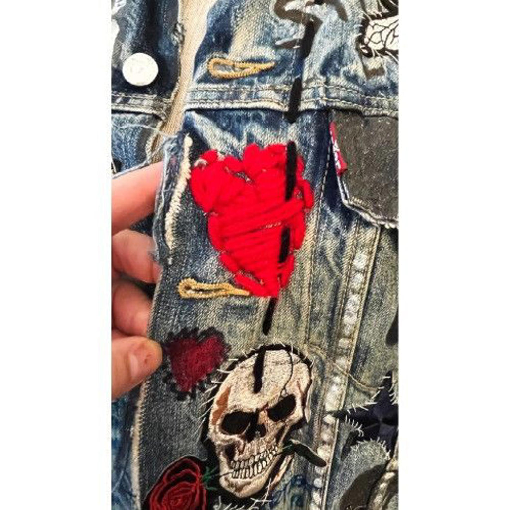 DREAM & DESTROY Destroyed Denim Vest