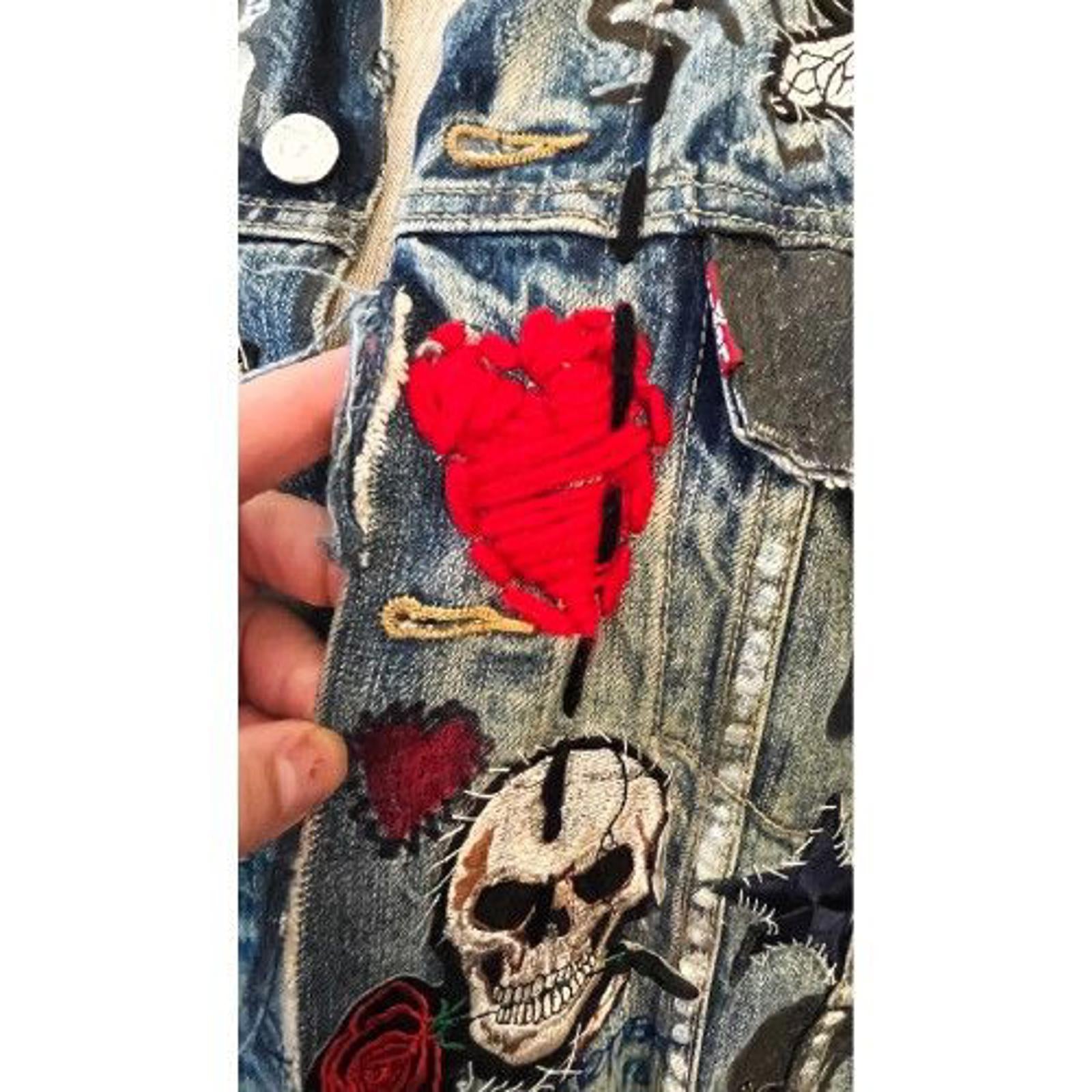 DREAM & DESTROY Destroyed Denim Vest