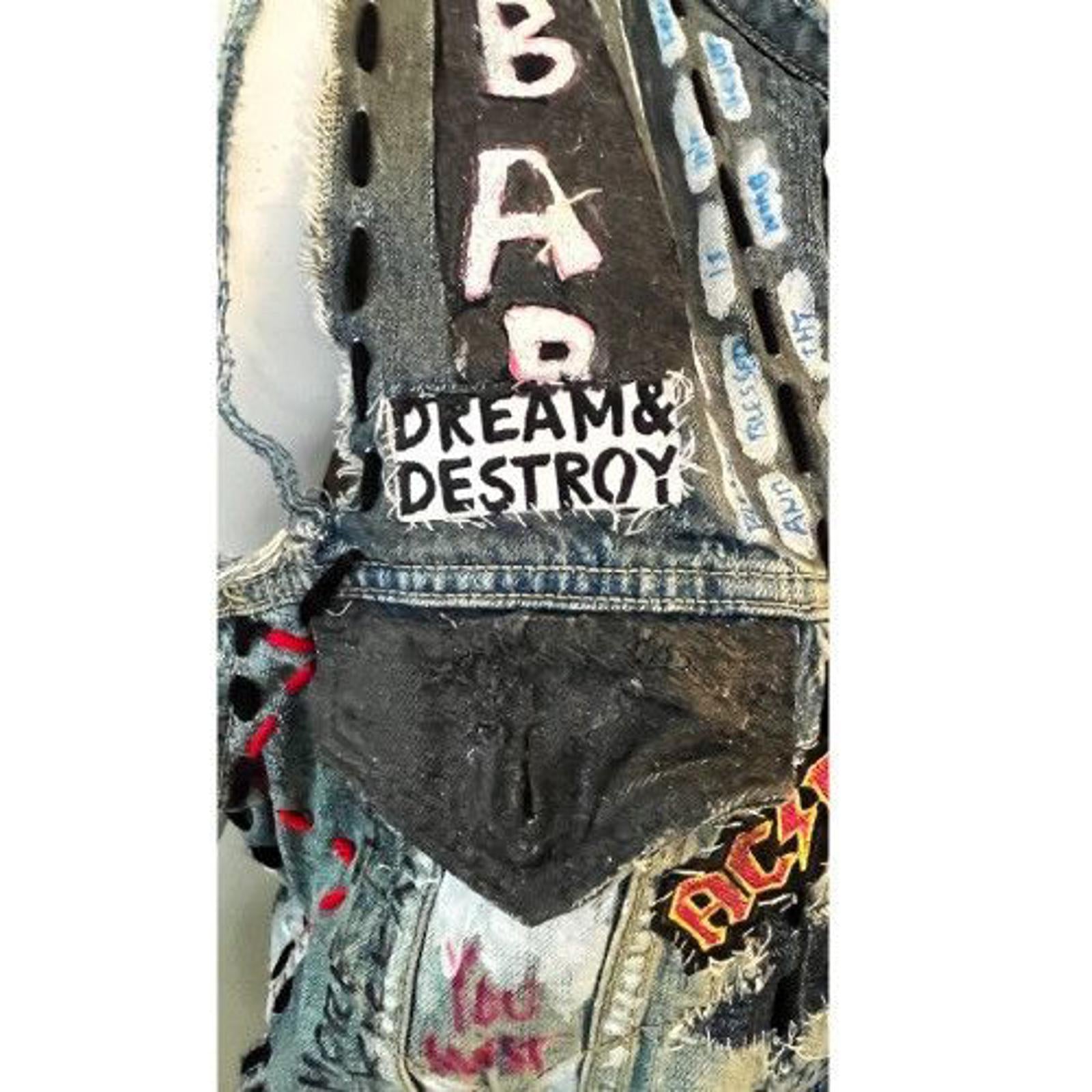 DREAM & DESTROY Destroyed Denim Vest