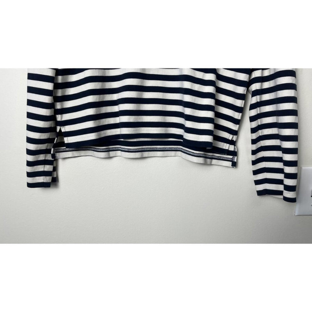 SUNSPEL Cropped Boyfriend Blouse