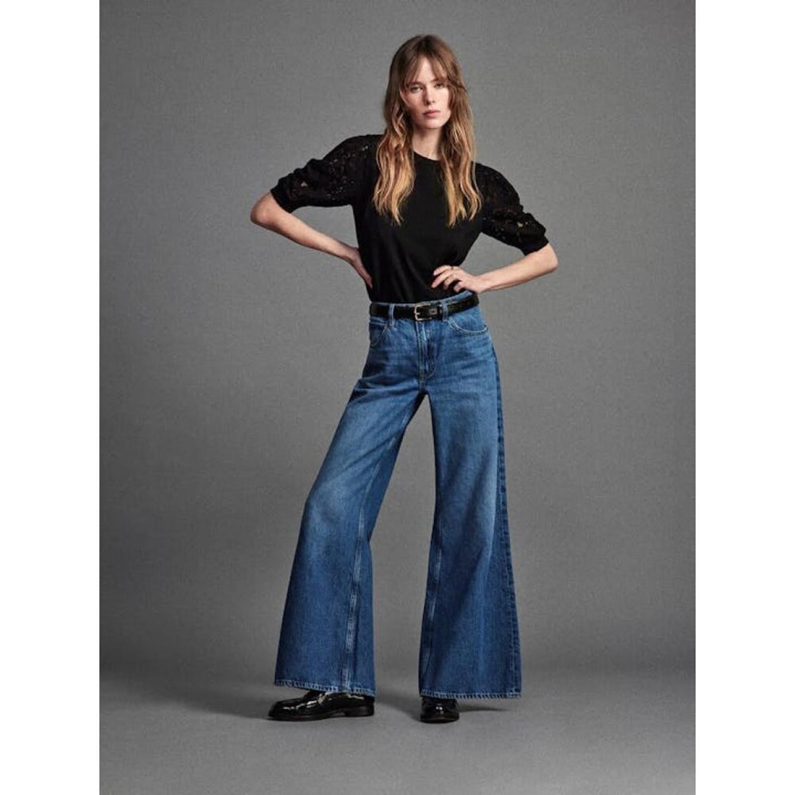 FRAME MERIBEL Wide Leg Flare Jeans