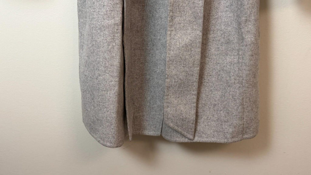 FERAUD CASHMERE BLEND TRENCH HEATHER GRAY COAT 10