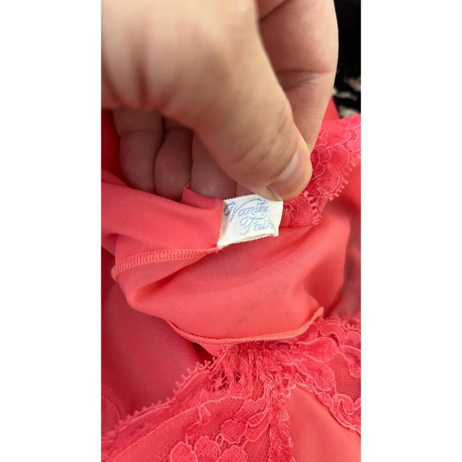 VANITY FAIR Pleated Slip Dress